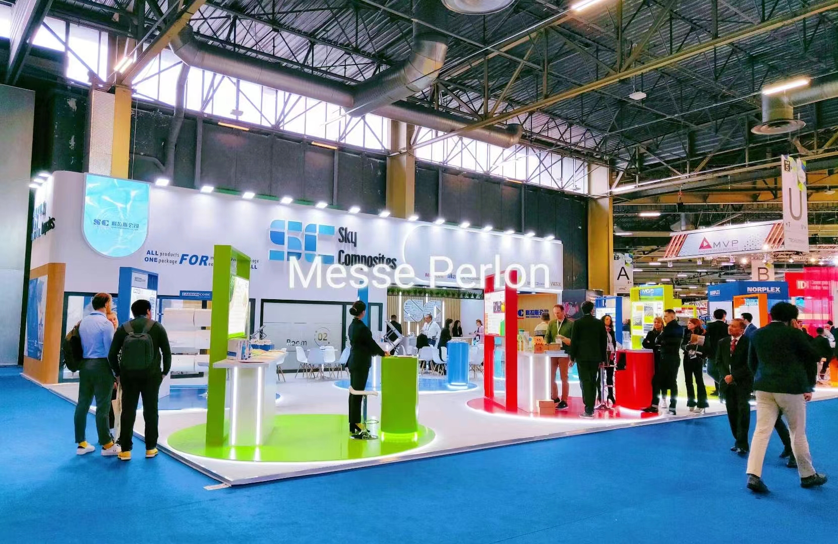 科拉斯法國展會搭建現場圖片